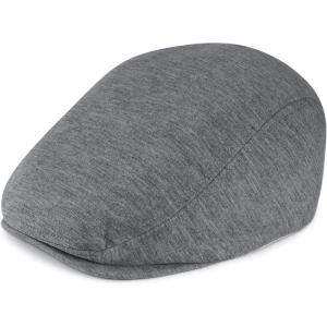 imageNewsboy Flat Cap Hats for Men  Vintage Ivy Cabbie Driving Fitted CapDeep Grey