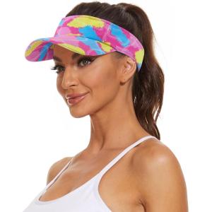 imageSun Visor Hats Cotton Sun Protection Cap Hats Visor HatMulticolor 01
