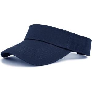 imageSun Visor Hats Cotton Sun Protection Cap Hats Visor HatNavy