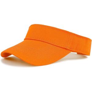 imageSun Visor Hats Cotton Sun Protection Cap Hats Visor HatOrange