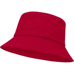 imageUnisex Athletic Bucket Hat Solid Colors Sun Hat with UV Protection for Outdoor Sports Packable Summer HatsQ Red
