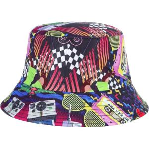 imageUnisex Athletic Bucket Hat Solid Colors Sun Hat with UV Protection for Outdoor Sports Packable Summer HatsVintage 80s Red