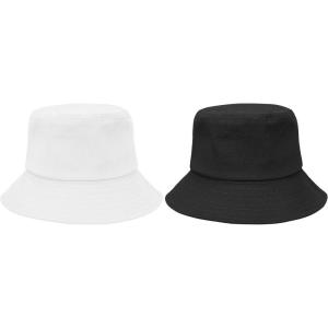 imageUnisex Athletic Bucket Hat Solid Colors Sun Hat with UV Protection for Outdoor Sports Packable Summer HatsWhiteblack