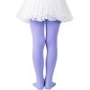 imageGirls Ballet Dance Tights for Toddler Baby Soft Athletic Leggings Infant Elastic Dance Tights for GirlsLight Purple