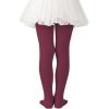 imageGirls Ballet Dance Tights for Toddler Baby Soft Athletic Leggings Infant Elastic Dance Tights for GirlsWine