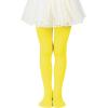 imageGirls Ballet Dance Tights for Toddler Baby Soft Athletic Leggings Infant Elastic Dance Tights for GirlsYellow