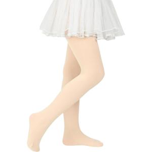 imageAmerican Trends Tights for Girls Ballet Tights Dance Stockings for Toddler Leotards School UniformPeach Pink