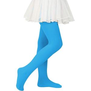 imageGirls Ballet Dance Tights for Toddler Baby Soft Athletic Leggings Infant Elastic Dance Tights for GirlsBlue