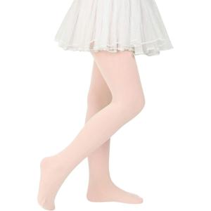 imageGirls Ballet Dance Tights for Toddler Baby Soft Athletic Leggings Infant Elastic Dance Tights for GirlsPeach