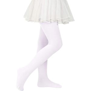 imageGirls Ballet Dance Tights for Toddler Baby Soft Athletic Leggings Infant Elastic Dance Tights for GirlsWhite