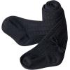 imageAmerican Trends Baby Leggings Stocking Toddler Girl Socks Tights for Baby Girls Kids Winter Knitted Leggings002 Pure Black