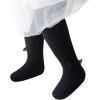imageAmerican Trends Baby Leggings Stocking Toddler Girl Socks Tights for Baby Girls Kids Winter Knitted LeggingsBlackwhitegray