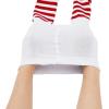 imageAmerican Trends Baby Leggings Stocking Toddler Girl Socks Tights for Baby Girls Kids Winter Knitted LeggingsZ White Red Stripes