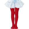 imageAmerican Trends Ballet Tights for Girls Nude Tights Kids Dance Stockings Girls Soft School Uniform Tights3 Pack Red