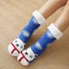 imageAmerican Trends Christmas Slipper Socks Women Fuzzy Socks Gripper Non Slip Womens Warm Cozy Socks AthleticBlue Bear