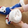 imageAmerican Trends Christmas Slipper Socks Women Fuzzy Socks Gripper Non Slip Womens Warm Cozy Socks AthleticBlue Bear