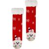 imageAmerican Trends Christmas Slipper Socks Women Fuzzy Socks Gripper Non Slip Womens Warm Cozy Socks AthleticChristmas Bunny