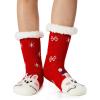 imageAmerican Trends Christmas Slipper Socks Women Fuzzy Socks Gripper Non Slip Womens Warm Cozy Socks AthleticChristmas Bunny