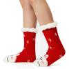 imageAmerican Trends Christmas Slipper Socks Women Fuzzy Socks Gripper Non Slip Womens Warm Cozy Socks AthleticChristmas Bunny