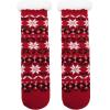 imageAmerican Trends Christmas Slipper Socks Women Fuzzy Socks Gripper Non Slip Womens Warm Cozy Socks AthleticChristmas Red