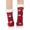 imageAmerican Trends Christmas Slipper Socks Women Fuzzy Socks Gripper Non Slip Womens Warm Cozy Socks AthleticChristmas Red