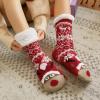 imageAmerican Trends Christmas Slipper Socks Women Fuzzy Socks Gripper Non Slip Womens Warm Cozy Socks AthleticHat Deer