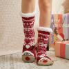 imageAmerican Trends Christmas Slipper Socks Women Fuzzy Socks Gripper Non Slip Womens Warm Cozy Socks AthleticHat Deer