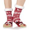 imageAmerican Trends Christmas Slipper Socks Women Fuzzy Socks Gripper Non Slip Womens Warm Cozy Socks AthleticHat Deer