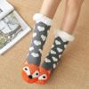 imageAmerican Trends Christmas Slipper Socks Women Fuzzy Socks Gripper Non Slip Womens Warm Cozy Socks AthleticOrange Fox