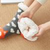 imageAmerican Trends Christmas Slipper Socks Women Fuzzy Socks Gripper Non Slip Womens Warm Cozy Socks AthleticOrange Fox