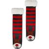 imageAmerican Trends Christmas Slipper Socks Women Fuzzy Socks Gripper Non Slip Womens Warm Cozy Socks AthleticRed Gray Christmas Elk