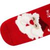 imageAmerican Trends Christmas Slipper Socks Women Fuzzy Socks Gripper Non Slip Womens Warm Cozy Socks AthleticRed Santa Claus