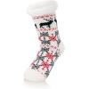 imageAmerican Trends Christmas Slipper Socks Women Fuzzy Socks Gripper Non Slip Womens Warm Cozy Socks AthleticRed Snow Deer
