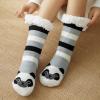 imageAmerican Trends Christmas Slipper Socks Women Fuzzy Socks Gripper Non Slip Womens Warm Cozy Socks AthleticWhite Panda
