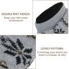 imageAmerican Trends Slipper Socks for Women Non Slip Christmas Socks Comfy Warm Winter Grippy Socks with GrippersGrey Black Snow
