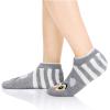 imageAmerican Trends Slipper Socks for Women Non Slip Christmas Socks Comfy Warm Winter Grippy Socks with GrippersGrey Owl
