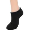 imageAmerican Trends Slipper Socks for Women Non Slip Christmas Socks Comfy Warm Winter Grippy Socks with GrippersPure Black
