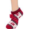 imageAmerican Trends Slipper Socks for Women Non Slip Christmas Socks Comfy Warm Winter Grippy Socks with GrippersRed Deer