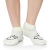 imageAmerican Trends Slipper Socks for Women Non Slip Christmas Socks Comfy Warm Winter Grippy Socks with GrippersWhite Ghost