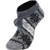 imageAmerican Trends Slipper Socks for Women Non Slip Christmas Socks Comfy Warm Winter Grippy Socks with GrippersGrey Black Snow