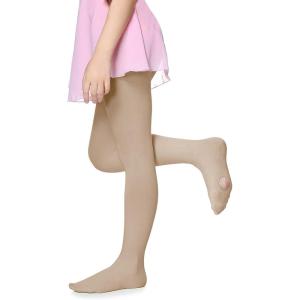 imageAmerican Trends Baby Ballet Tights for Girls Soft Dance Tights Leggings Toddler Dancing Tights Kids StockingsA Nude  Prime Version