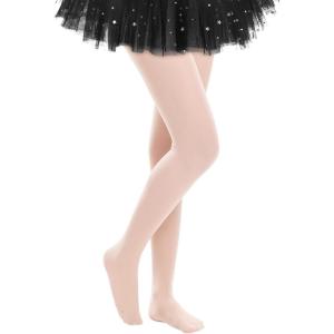 imageAmerican Trends Baby Ballet Tights for Girls Soft Dance Tights Leggings Toddler Dancing Tights Kids StockingsA Pink
