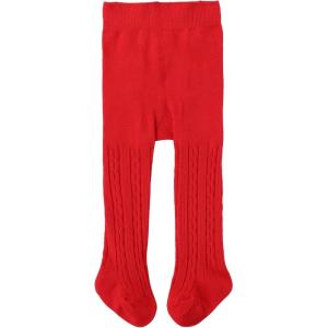 imageAmerican Trends Baby Leggings Stocking Toddler Girl Socks Tights for Baby Girls Kids Winter Knitted LeggingsRed