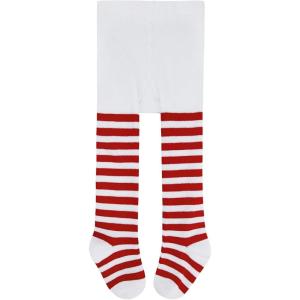 imageAmerican Trends Baby Leggings Stocking Toddler Girl Socks Tights for Baby Girls Kids Winter Knitted LeggingsZ White Red Stripes