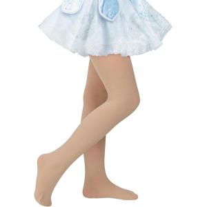 imageAmerican Trends Ballet Tights for Girls Nude Tights Kids Dance Stockings Girls Soft School Uniform Tights01 Pack Nude
