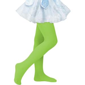 imageAmerican Trends Ballet Tights for Girls Nude Tights Kids Dance Stockings Girls Soft School Uniform Tights1 Pack Bright Green