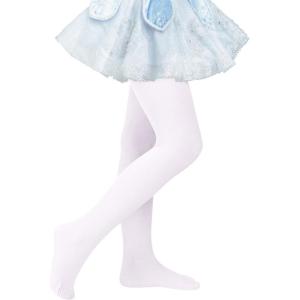 imageAmerican Trends Ballet Tights for Girls Nude Tights Kids Dance Stockings Girls Soft School Uniform Tights1 Pack White