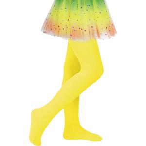 imageAmerican Trends Ballet Tights for Girls Nude Tights Kids Dance Stockings Girls Soft School Uniform Tights1 Pack Yellow