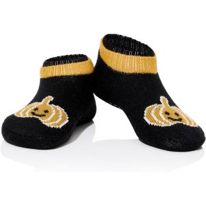 imageAmerican Trends Slipper Socks for Women Non Slip Christmas Socks Comfy Warm Winter Grippy Socks with GrippersBlack Pumpkin