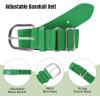 imageAmerican Trends Baseball Socks and Belt Combo Set for Youth Adult 3 Football Baseball Socks with Baseball BeltGreen